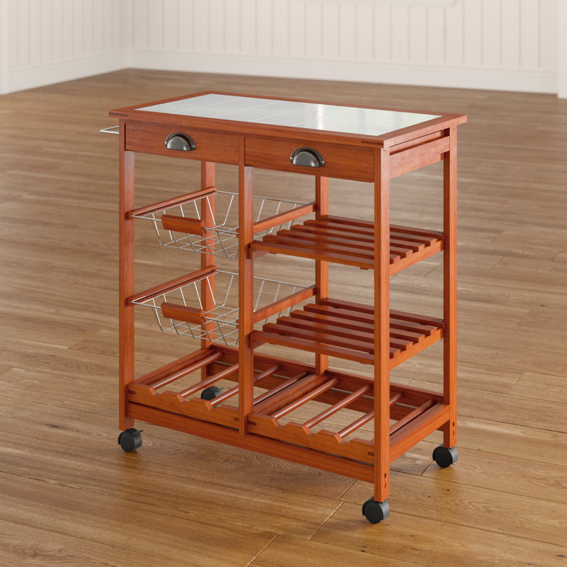 Küchenwagen Massivholz